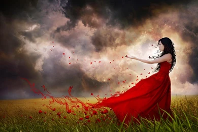 BUTTERFLY GIRL WALLPAPER   (