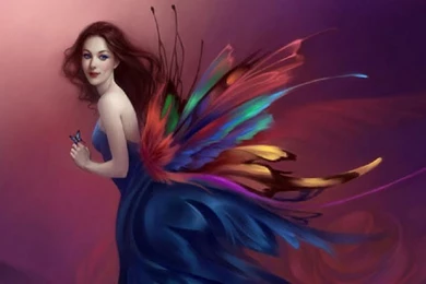 Butterfly Girl Wallpapers