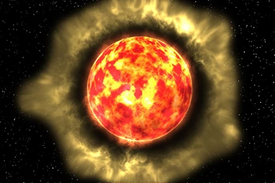 Dust Around A Giant Red Star Space Wallpapers