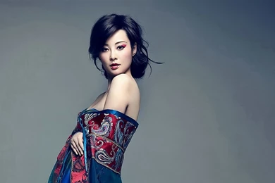 Chinese Girl Model Art Print Desktop Wallpapers