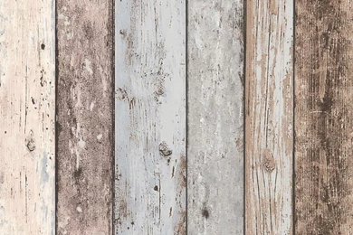 Blue / Grey / Brown Distressed New England Wood Panel Wallpapers ...
