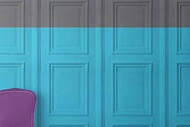 Colourblock Paneling Wallpapers