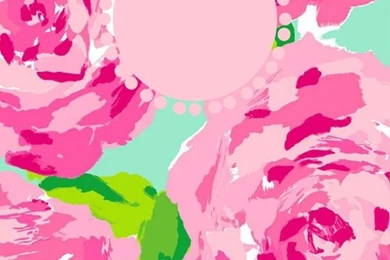 Lilly Pulitzer Blank Monogram Binder Cover