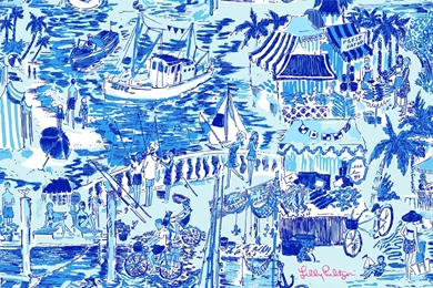 Lilly Pulitzer Anchor Wallpapers