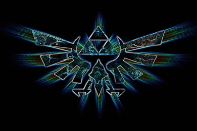 Triforce Glowing Edges Ftw Wallpapers   (