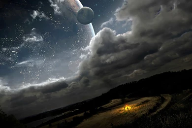 Wallpapers Night Sky Fantastic View Fantasy 1920x1080