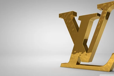 Download Louis Vuitton Golden Logo Wallpapers   Wallpapers Widest