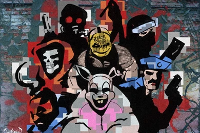 Liberty City Survivor: Abstract Manhunt Fanart