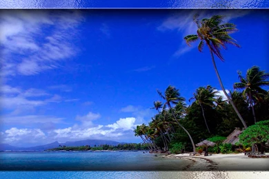 BEAUTIFUL TROPICAL BEACH WALLPAPER