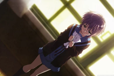 Nagato Yuki HD Desktop Wallpapers : High Definition : Fullscreen ...