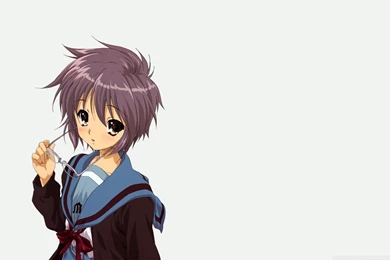 The Melancholy Of Haruhi Suzumiya Nagato Yuki II HD Desktop ...