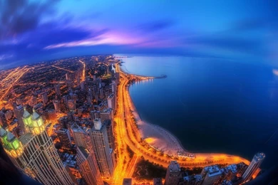 Download Cityscapes Fisheye Wallpapers 1920x1200