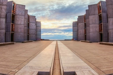 Salk Institute Fisheye HD Desktop Wallpapers : Mobile : Dual Monitor