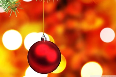 Christmas Tree Ball HD Desktop Wallpapers : Widescreen : High ...