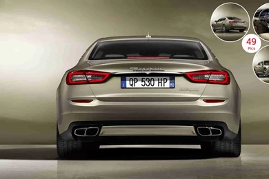 2013 Maserati Quattroporte   Rear