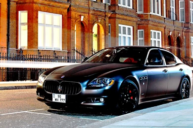 SuperHD.pics: Maserati Quattroporte Cars Streets Desktop Bakcgrounds