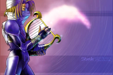 Zelda Ocarina Of Time Sheik   Wallpaper.