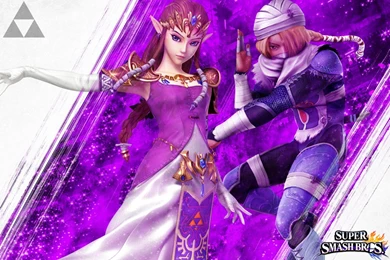 DeviantArt: More Like Zelda Sheik SSB4 Custom Wallpapers By ...