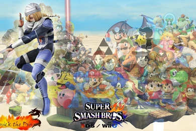 SSB4 Wallpapers Sheik By Mazznick On DeviantArt