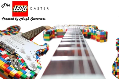 Legos Artwork Electric Guitars Multicolor Stratocaster Wallpapers ...