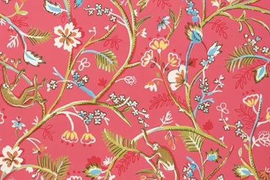 Guadeloupe Floral Wallpapers Pink