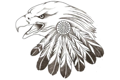 Wallpapers Feather Eagle Tattoo Design Art Wallpapers HD Desktop ...