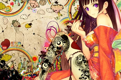 Anime Girl With Leg Tattoo Wallpapers » WallDevil   Best Free HD ...