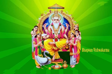 Shri Vishwakarma Hindu God HD Wallpapers