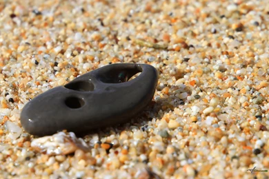 Wallpapers Pebble Black Sand Stone 2560x1600