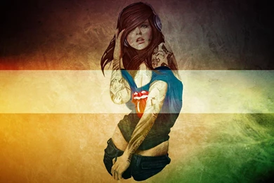 Wallpapers Tattoos Hot Girl Abstract Digital Art Walls Inc ...