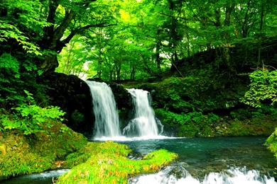 Twin Falls Beautiful Nature Wallpapers HD Download For Desktop