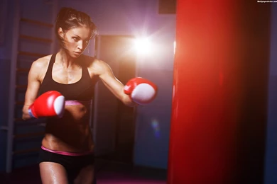 Women Boxing Quotes   Wallpaper.
