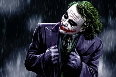 ZOOM HD PICS: JOKER FROM THE MOVIE THE DARK KNIGHT, BATMAN