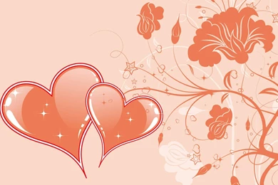 Download Wallpapers 2048x1152 Heart, Love, Pattern, Light HD HD ...
