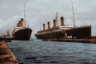 RMS Olympic And RMS Titanic By Hmhsbritannic On DeviantArt