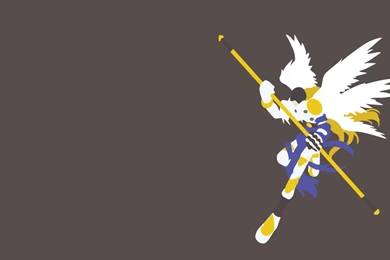 Angemon (Digimon) Minimalist Wallpapers By Greenmapple17 On DeviantArt