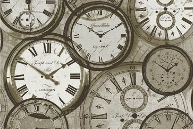 Ideco Home Time Vintage Clocks Watches Retro Wallpapers POB 013 01 2