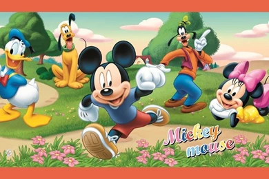 A1 OEM Mickey Mouse Clubhouse Together Minnie Daffy Art Cartoon ...