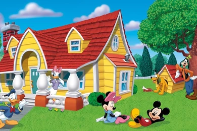 Disney MICKEY MOUSE Nursery Wall Wallpapers Mural Decor On PopScreen