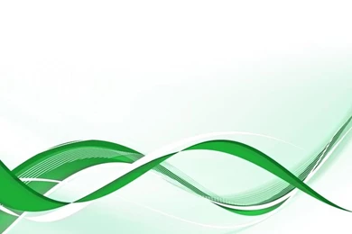 Abstract Green Flow Background.