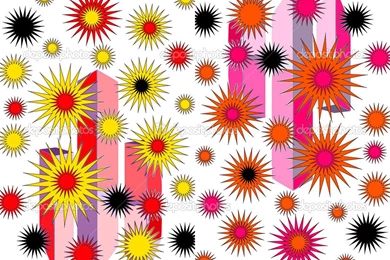 White Backgrounds With Yellow Designs