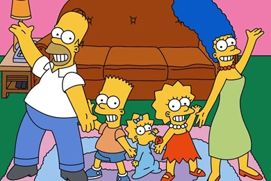 Simpsons Happy Family Picture, Simpsons Happy Family Wallpapers