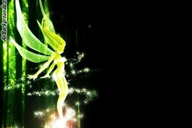 Green Fairy Backgrounds   Twitter & Myspace Backgrounds