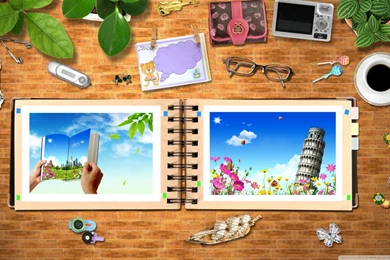 Photoshop Desk Girl HD Desktop Wallpapers : Widescreen : High ...