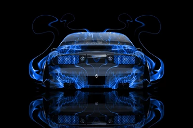 Pontiac Firebird Back Fire Abstract Car 2014 « El Tony
