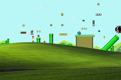 Mario,Super Mario Bros. Mario Super Mario Bros 1600x900 Wallpapers ...