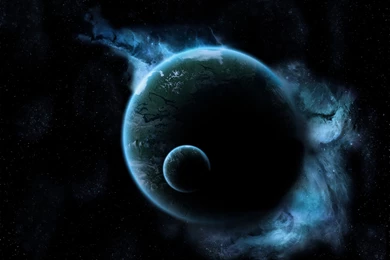 Space Space Planet Land Moon Light Glow Black Dark Star HD Wallpapers