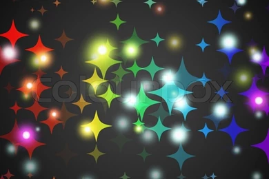 Abstract Star Glowing Shape With Lights And Dark Backgrounds ...