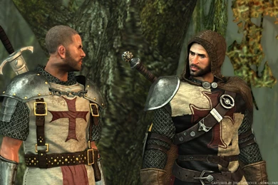 Video Game Wallpapers, Talking In The Woods   The First Templar ...