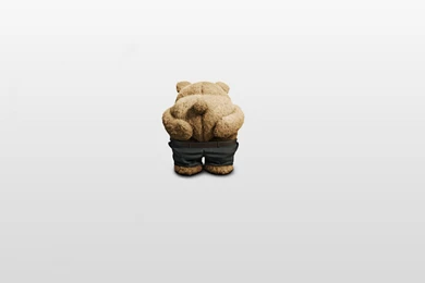 Wallpaper: Funny, Toy Bear, Stick Up Ass, Fart, White Backgrounds ...